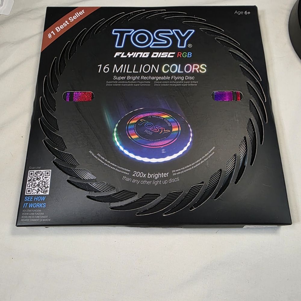 TOSY RGB Flying Disc with 16 Million Colors
